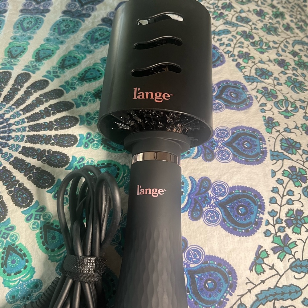 Lange Black and Gold Hair Styling Brush